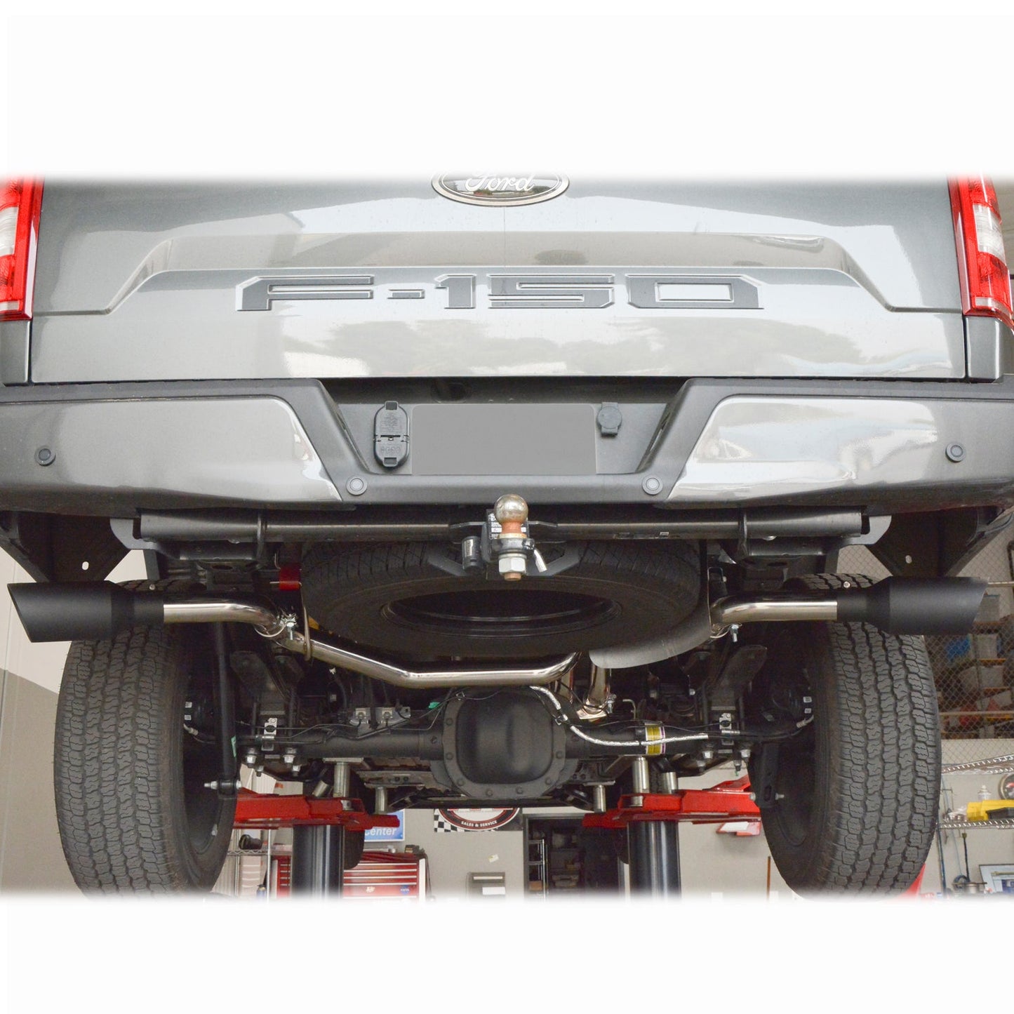 Exhaust Cat Back Ford F150 (2015-2022) Raw Tube Polished Tips