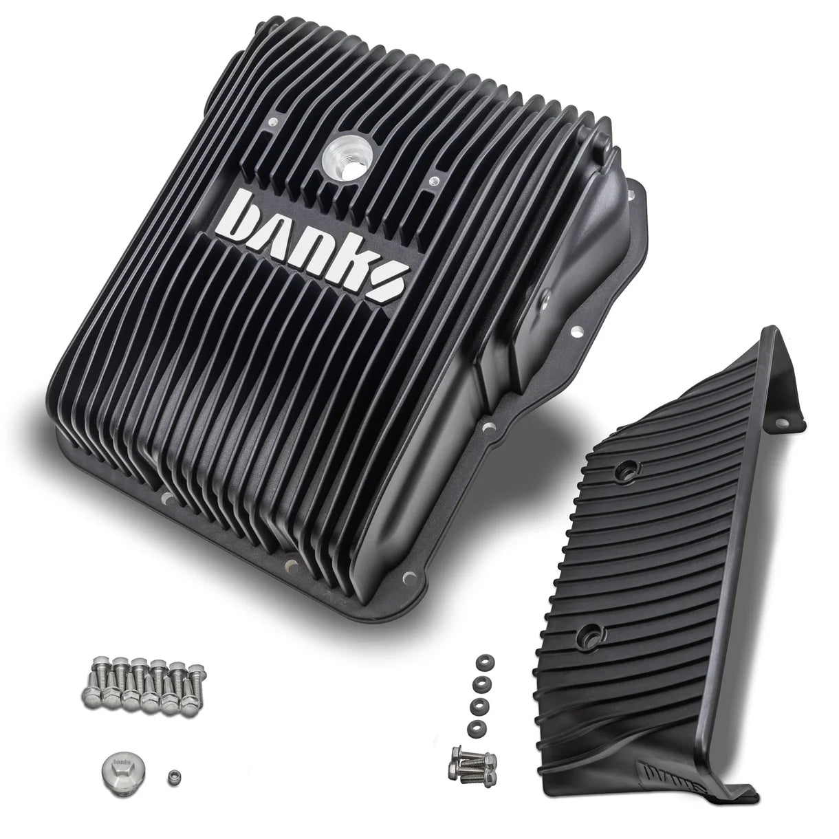 Ram-Air Transmission Pan Black Powder Coat 2001-2019 Chevy/GMC 2500/3500 6.6L Diesel with 5 or 6 speed Allison 1000 Transmission