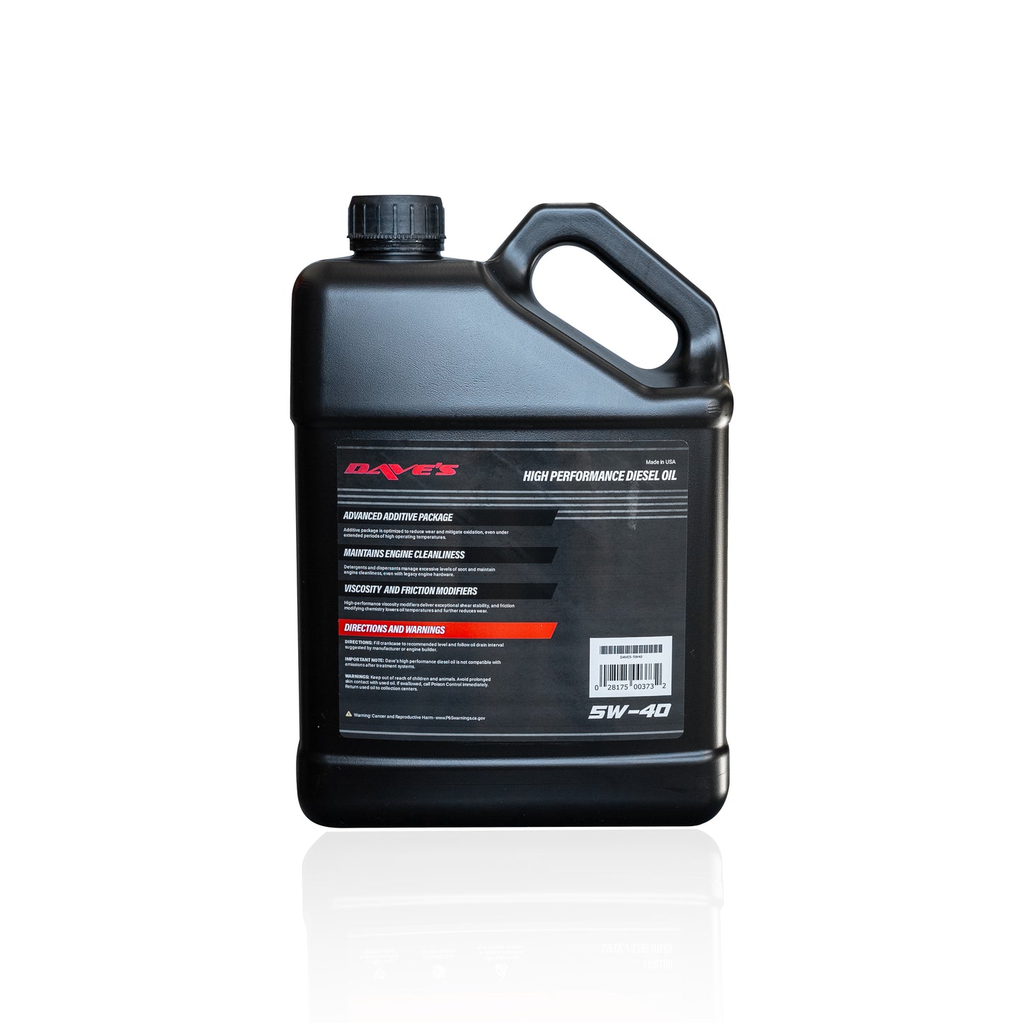 High performance diesel oil 5W-40 (1 gallon)