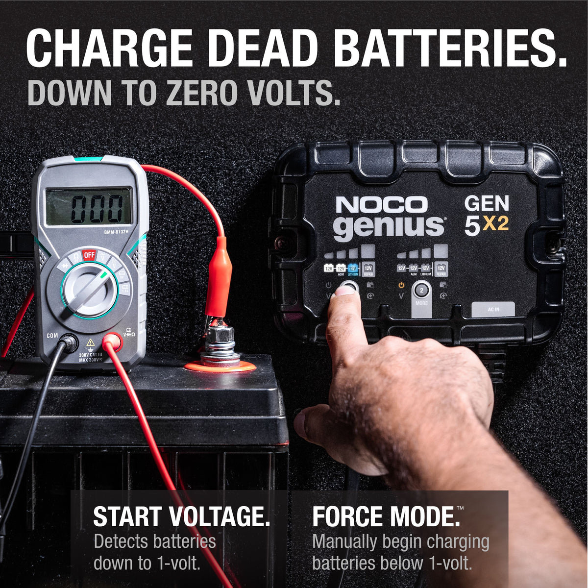 NOCO GEN5X2 2-Bank 10A Onboard Battery Charger - view 5