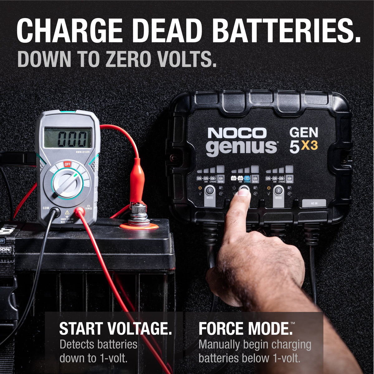 NOCO GEN5X3 3-Bank 15A Onboard Battery Charger - view 5