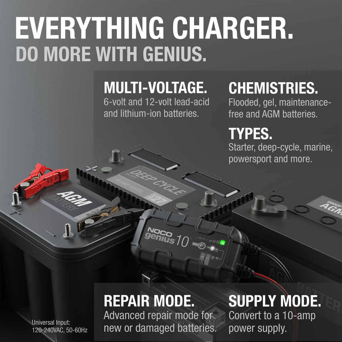 NOCO GENIUS10 10A Battery Charger - view 5
