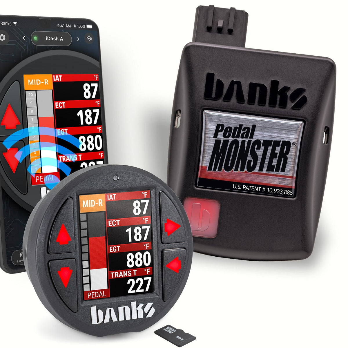 Banks PedalMonster Throttle Sensitivity Booster Upgrade Kit for Existing iDash, Many Cadillac and Chevy/GMC 64321 - view 6