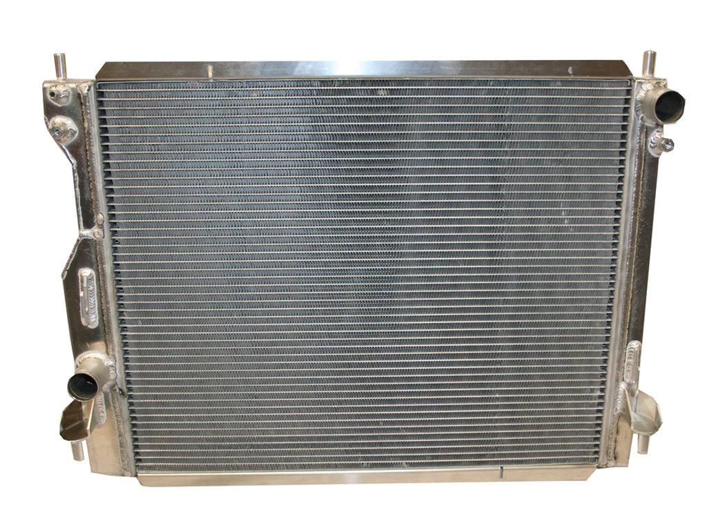2005-2014 Mustang 3-Row Aluminum Radiator 1.5 Inches Inlet, 1.75 Inches Outlet [Except GT-500] - 05-14 Mustang 3-row Single Pass Radiator