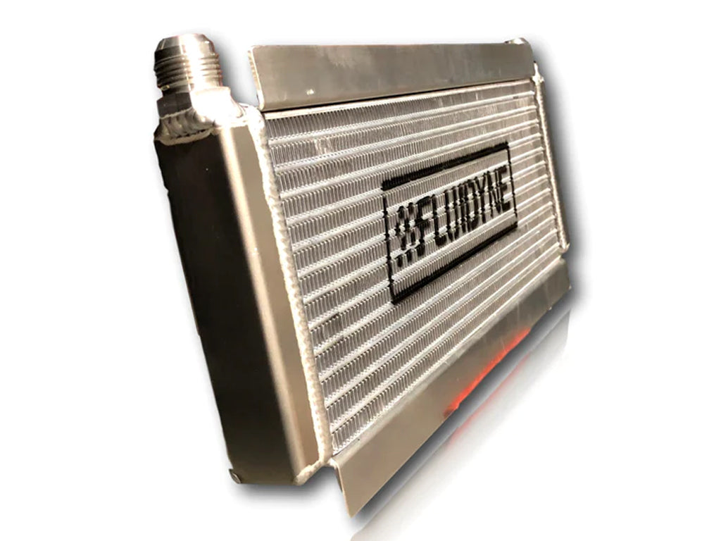 Late Model Dirt Single Pass Oil Cooler, 17.5 Inches x 6 Inches x 1.25 Inches