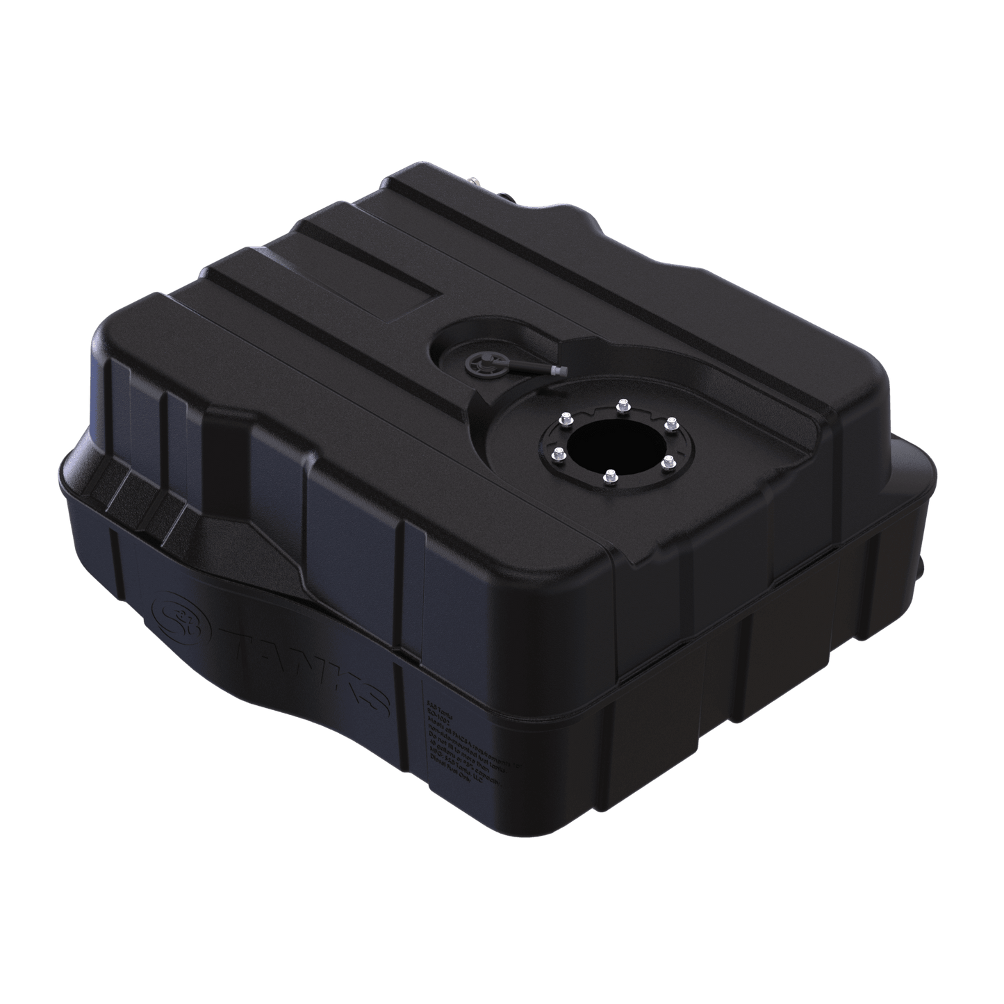 40 Gallon, After Axle, Replacement Fuel Tank 2000-10 Ford Powerstroke 7.3L, 6.0L, 6.4L Cab Chassis - 3