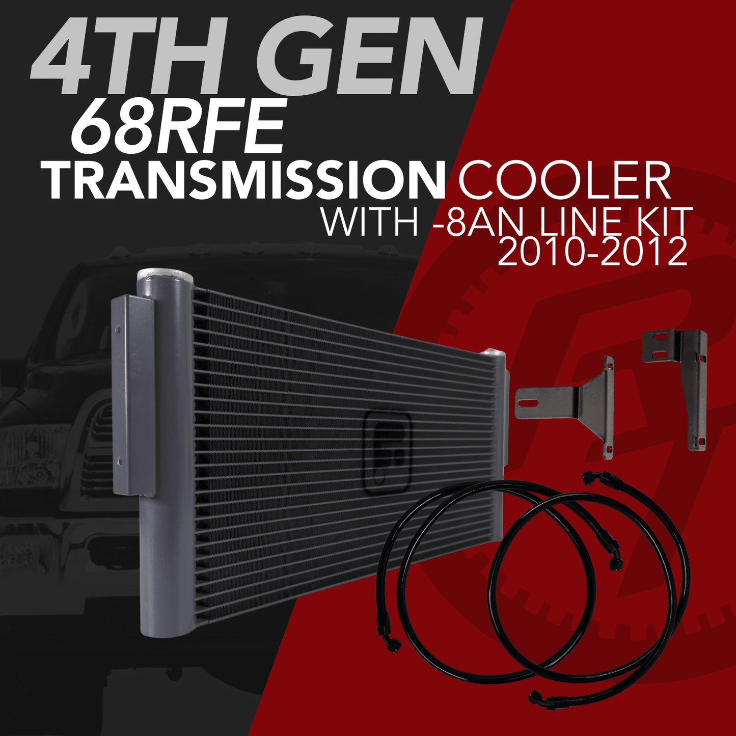 2010 - 2012 4TH GEN 68RFE TRANSMISSION COOLER AND LINE KIT COMBO TOC.68.1012