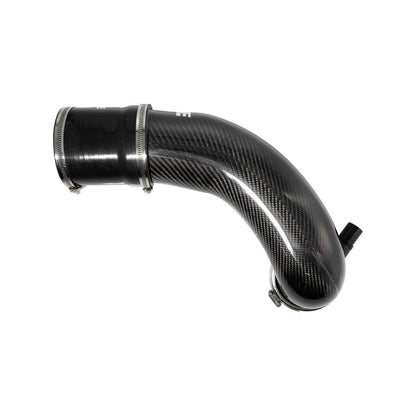 Turbo Inlet 2004.5-2005 GM 6.6L Duramax LLY - Zilla Carbon Fiber Weave Pacific Performance Engineering