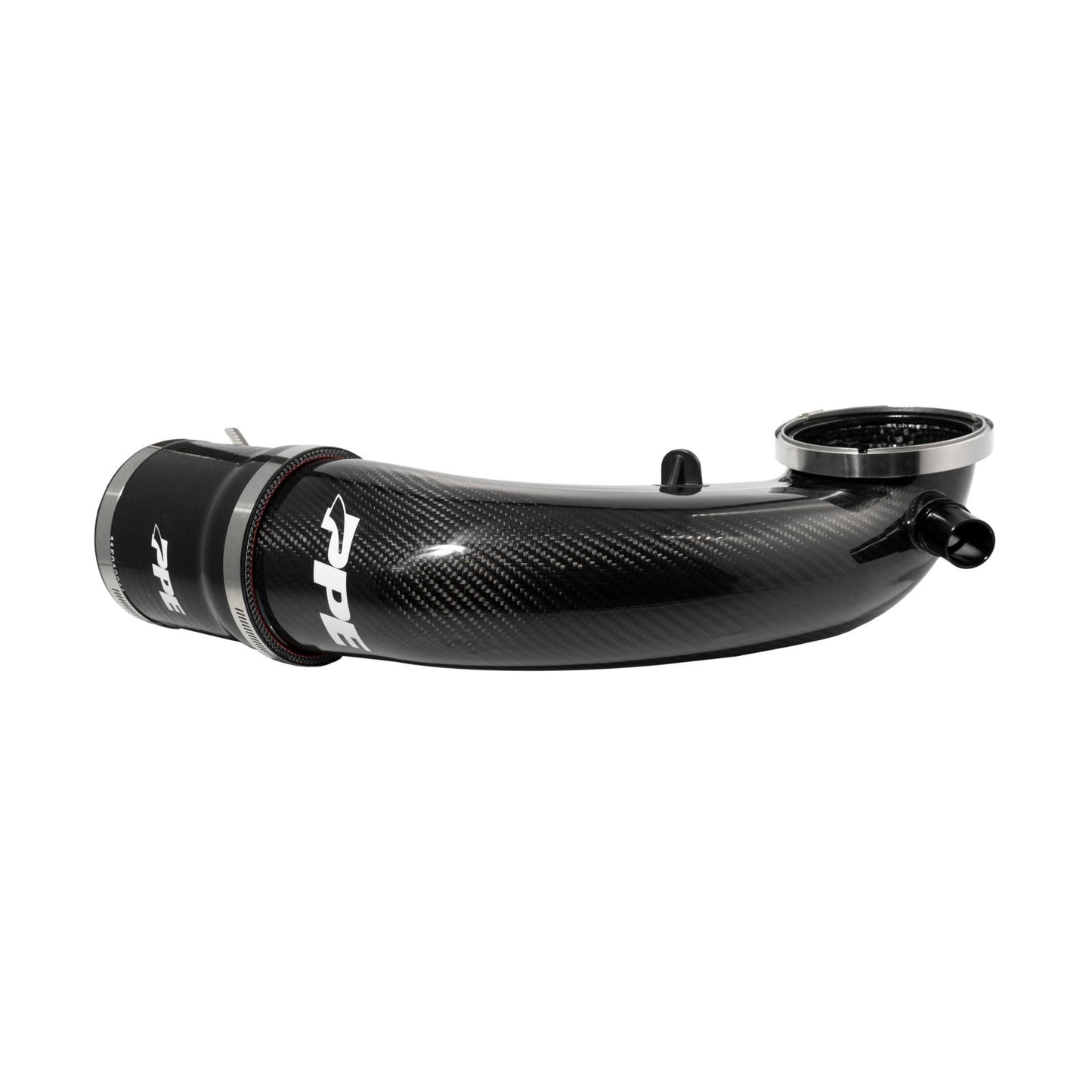 Turbo Inlet 2004.5-2005 GM 6.6L Duramax LLY - Zilla Carbon Fiber Weave Pacific Performance Engineering