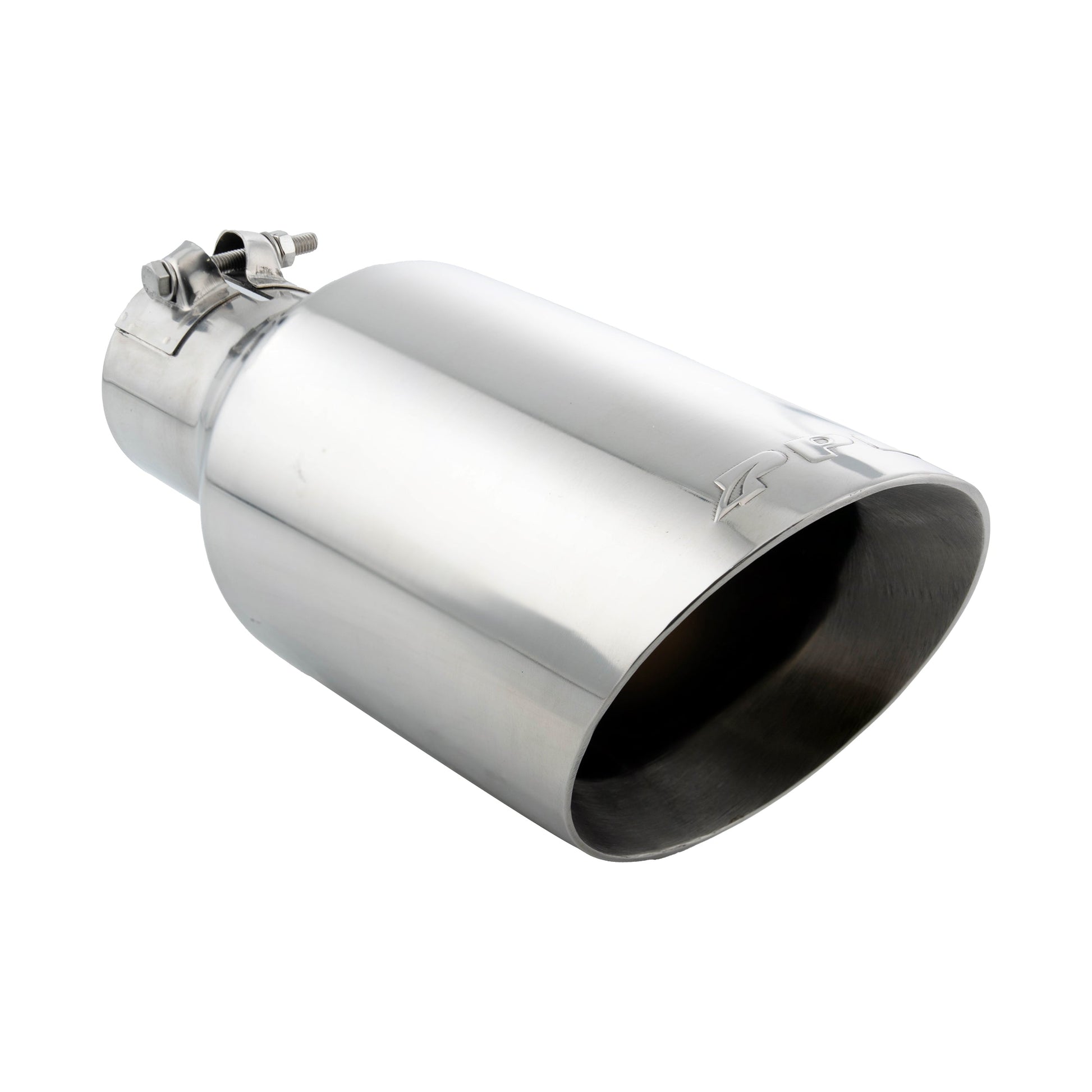 Exhaust Tip 2.5" Inlet 11'' Overall Length - Polished 117025030