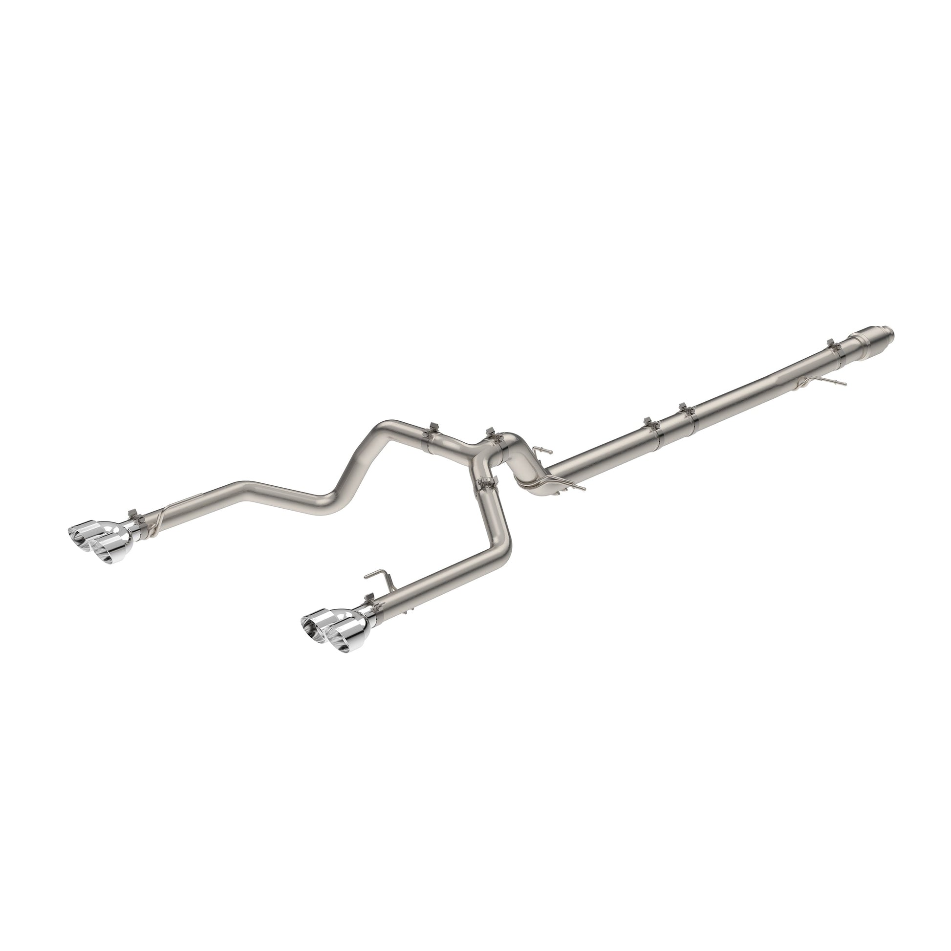 20-22 GM 3.0L Duramax 304 Stainless Steel DPF-Back Performance Exhaust Kit - Dual Exit-Raw Tubes, Polished Tips Pacific Performance Engineering