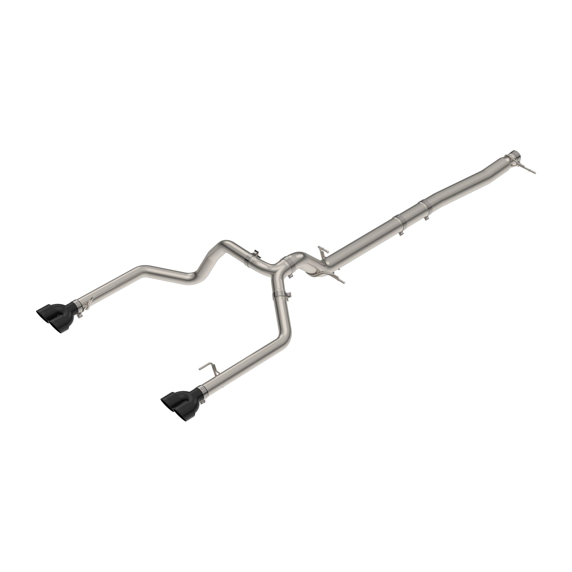 Exh Kit 4" DPF-Back Dual Tip - GM 3.0L Duramax 2023-2026 - Pol/Blk - Requires Cutting 117163020