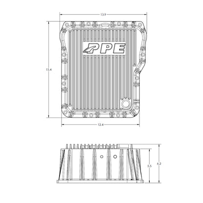 PPE Deep Transmission Pan GM Allison 1000 And 2000 Series Raw PPE Diesel