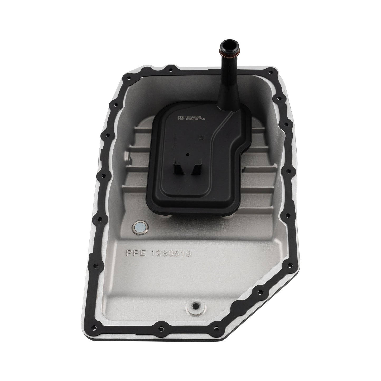 07-23 GM 6L90 Heavy-Duty Cast Aluminum Transmission Pan Brushed Pacific Performance Engineering