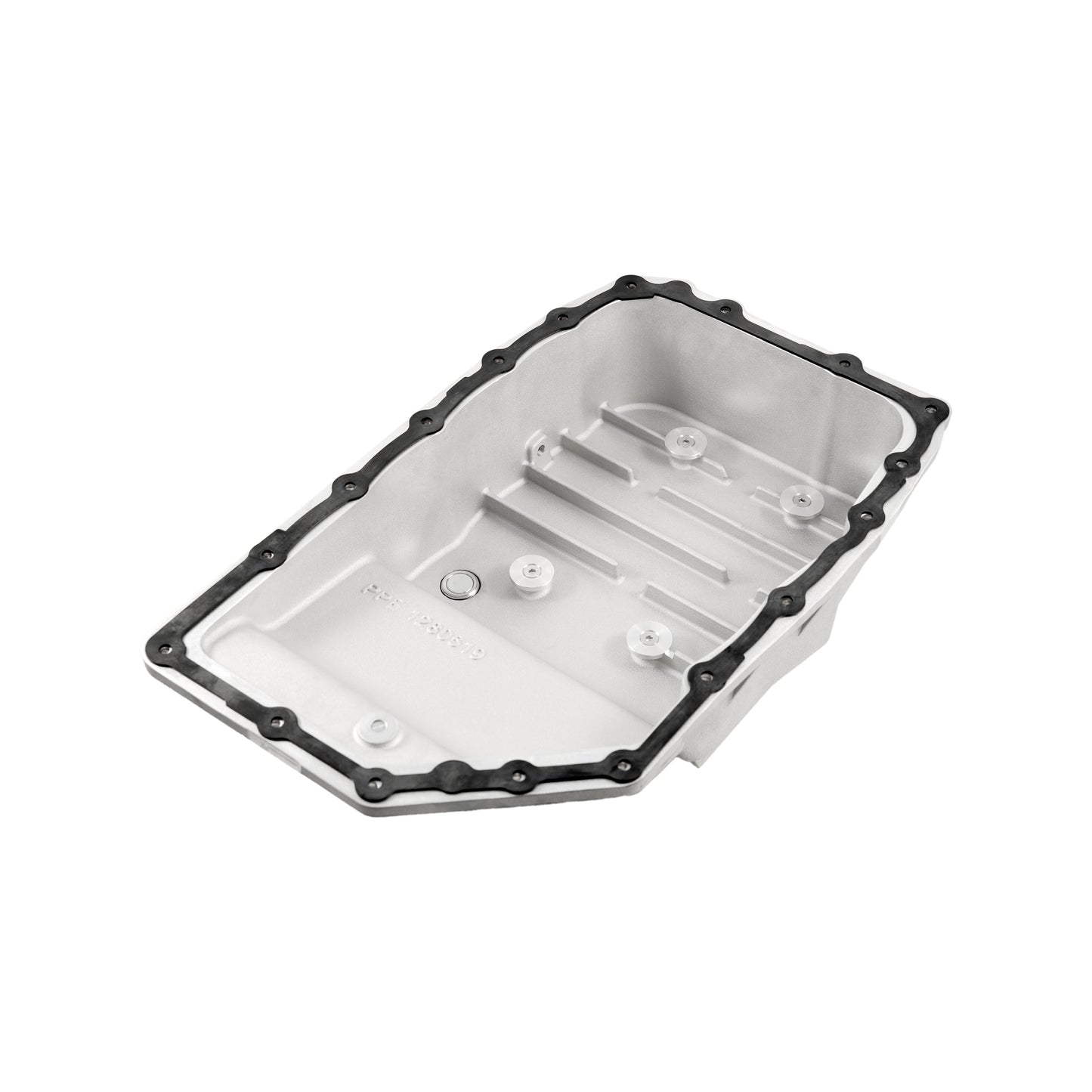07-23 GM 6L90 Heavy-Duty Cast Aluminum Transmission Pan Brushed Pacific Performance Engineering