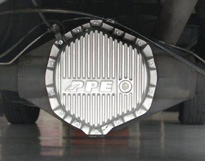 Heavy Duty Aluminum Rear Differential Cover GM/Dodge 2500HD/3500HD Black PPE Diesel