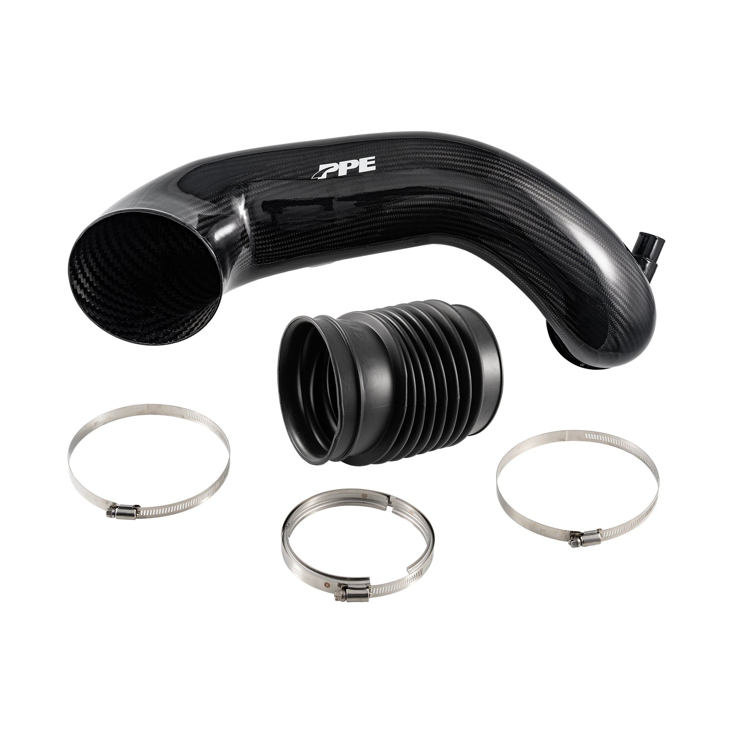 Zilla Intake Tube - GM 6.6L Duramax 2006-2010 LBZ LMM - Carbon Fiber - Twill Weave 115004060