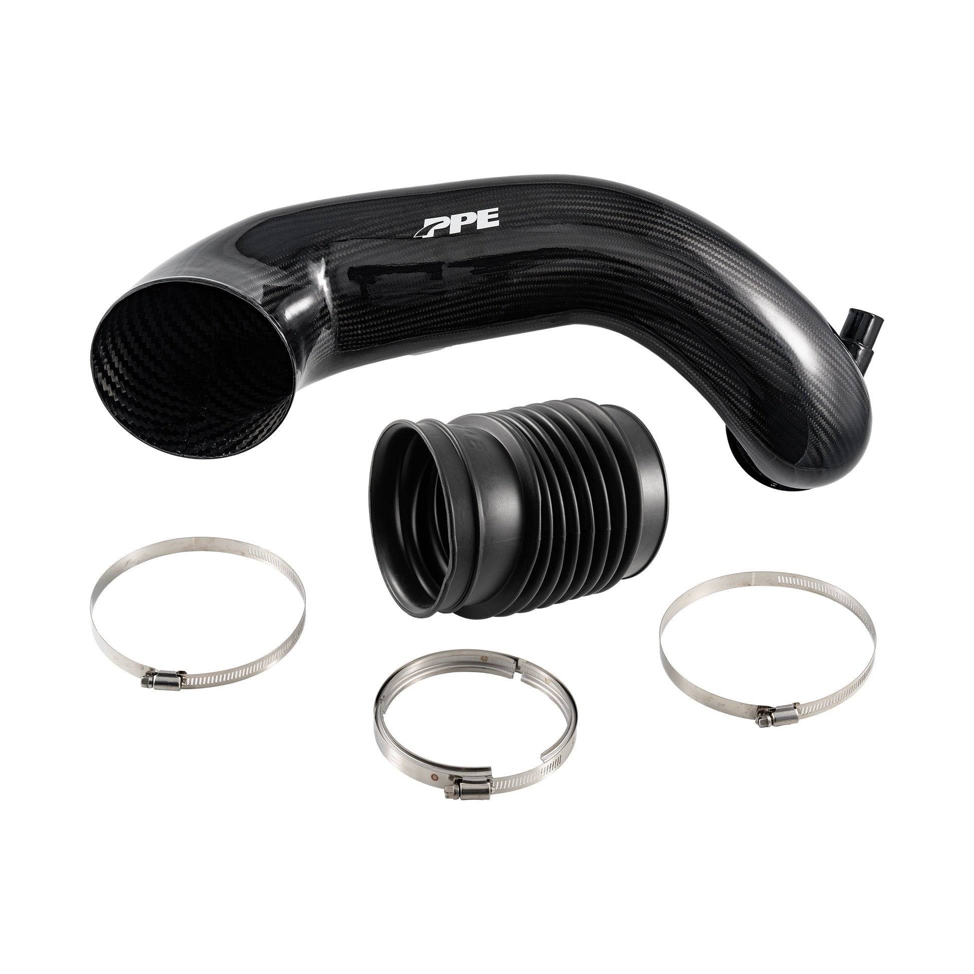 Zilla Intake Tube - GM 6.6L Duramax 2006-2010 LBZ LMM - Carbon Fiber - Twill Weave 115004060