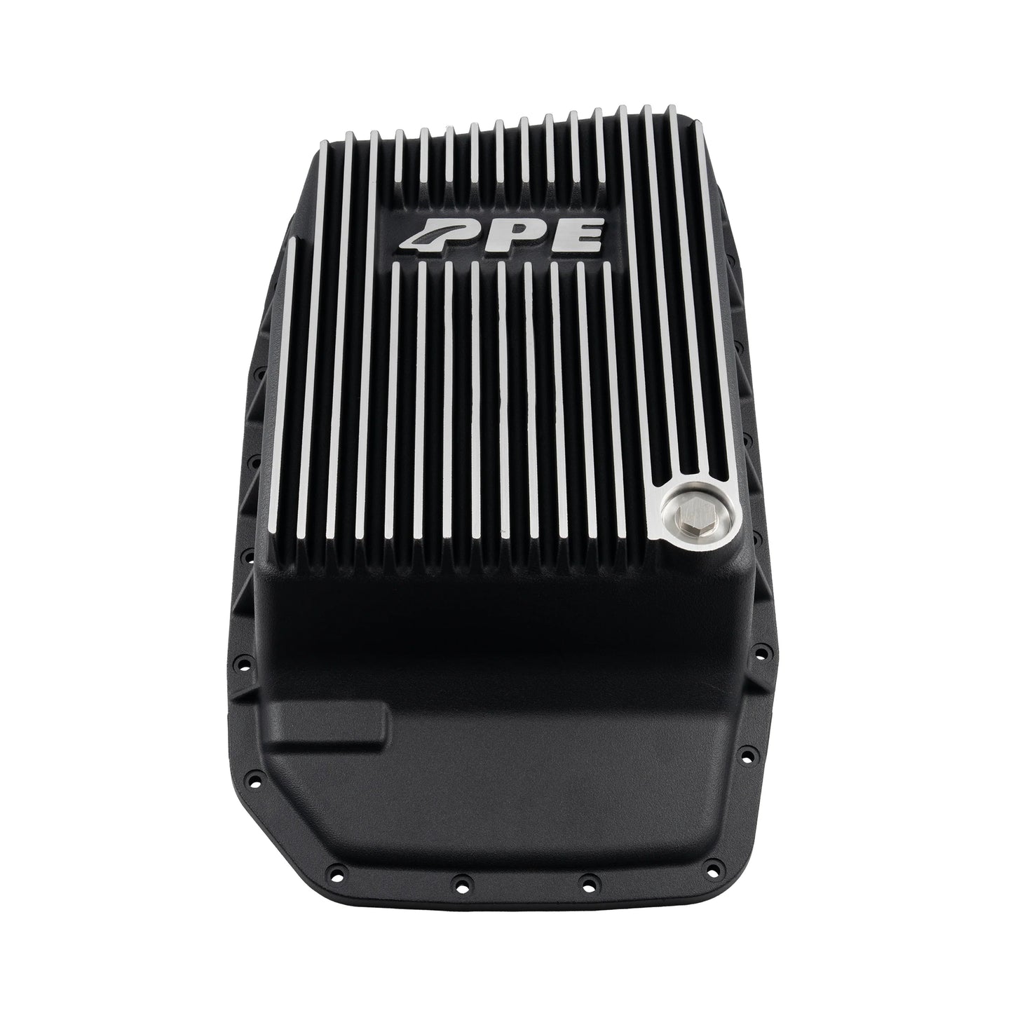 07-19 F150/Expedition/Navigator, 17-19 Super Duty 6R80/6R100 Cast Aluminum Transmission Pan Brushed Pacific Performance Engineering 328051210