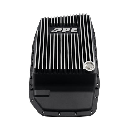 07-19 F150/Expedition/Navigator, 17-19 Super Duty 6R80/6R100 Cast Aluminum Transmission Pan Brushed Pacific Performance Engineering 328051210