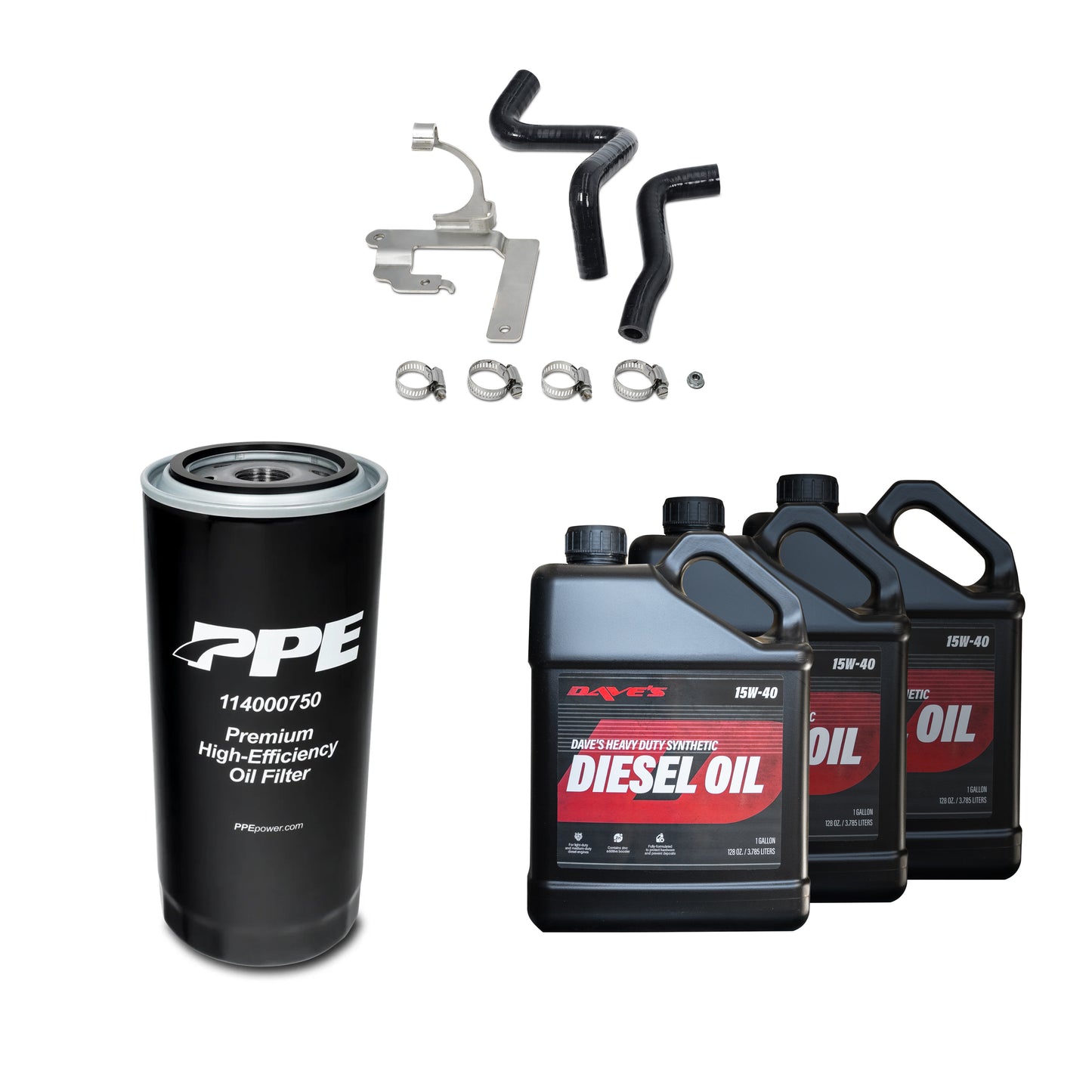 2020-2026 Duramax 6.6L Oil Change Package with relocation kit
