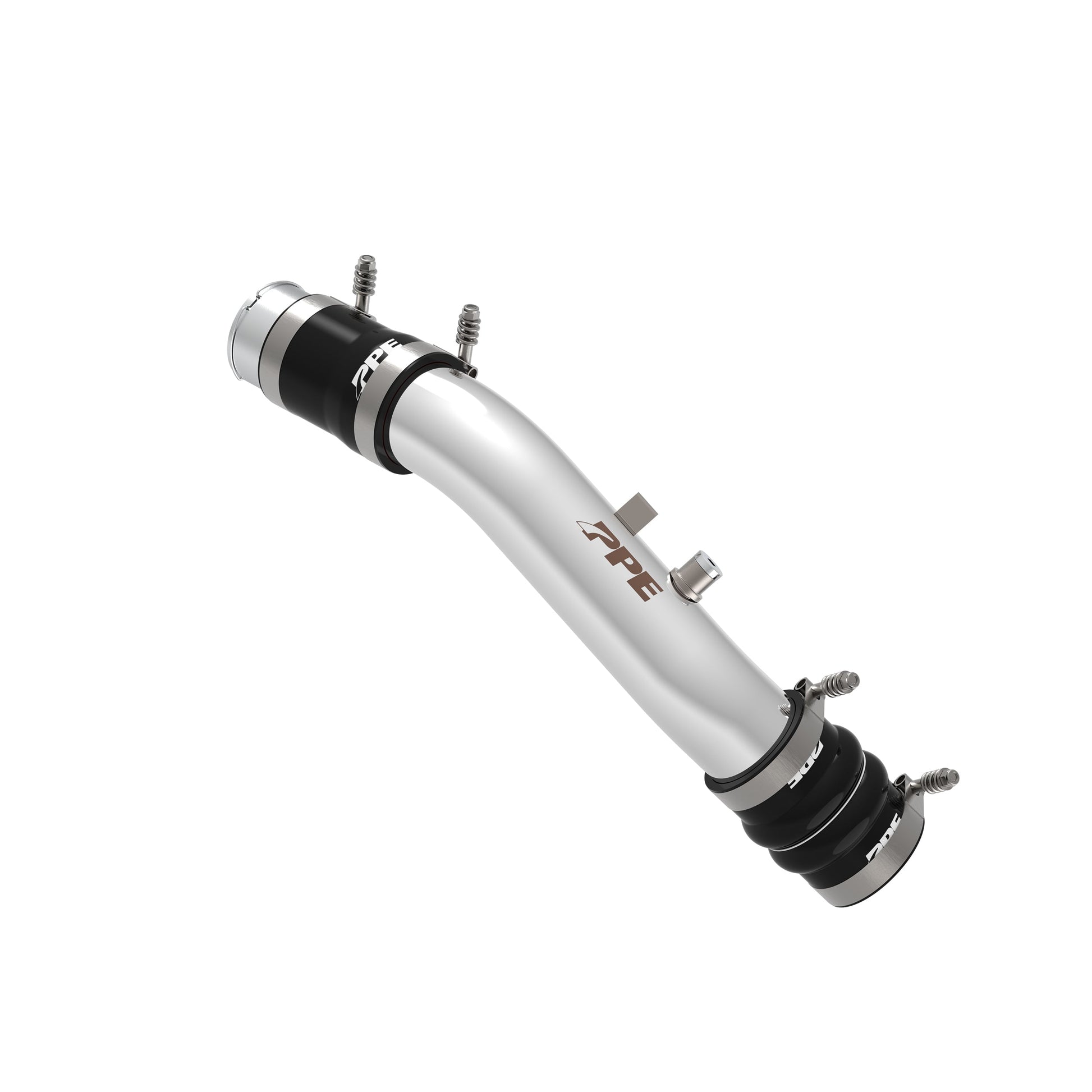 Hot Charge Air Pipe Kit - OEM Length - Ford 6.7L HO Power Stroke 2023-2026 - Polished 315025130
