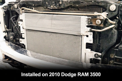 2010-2012 RAM 2500/3500 68RFE Bar and Plate Transmission Cooler and A/C Condenser Kit