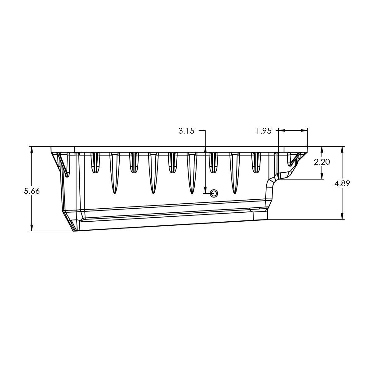 2013-2022 RAM 2500/3500 6.7L w/ AS69RC Transmission Heavy-Duty Cast Aluminum Transmission Pan Brushed