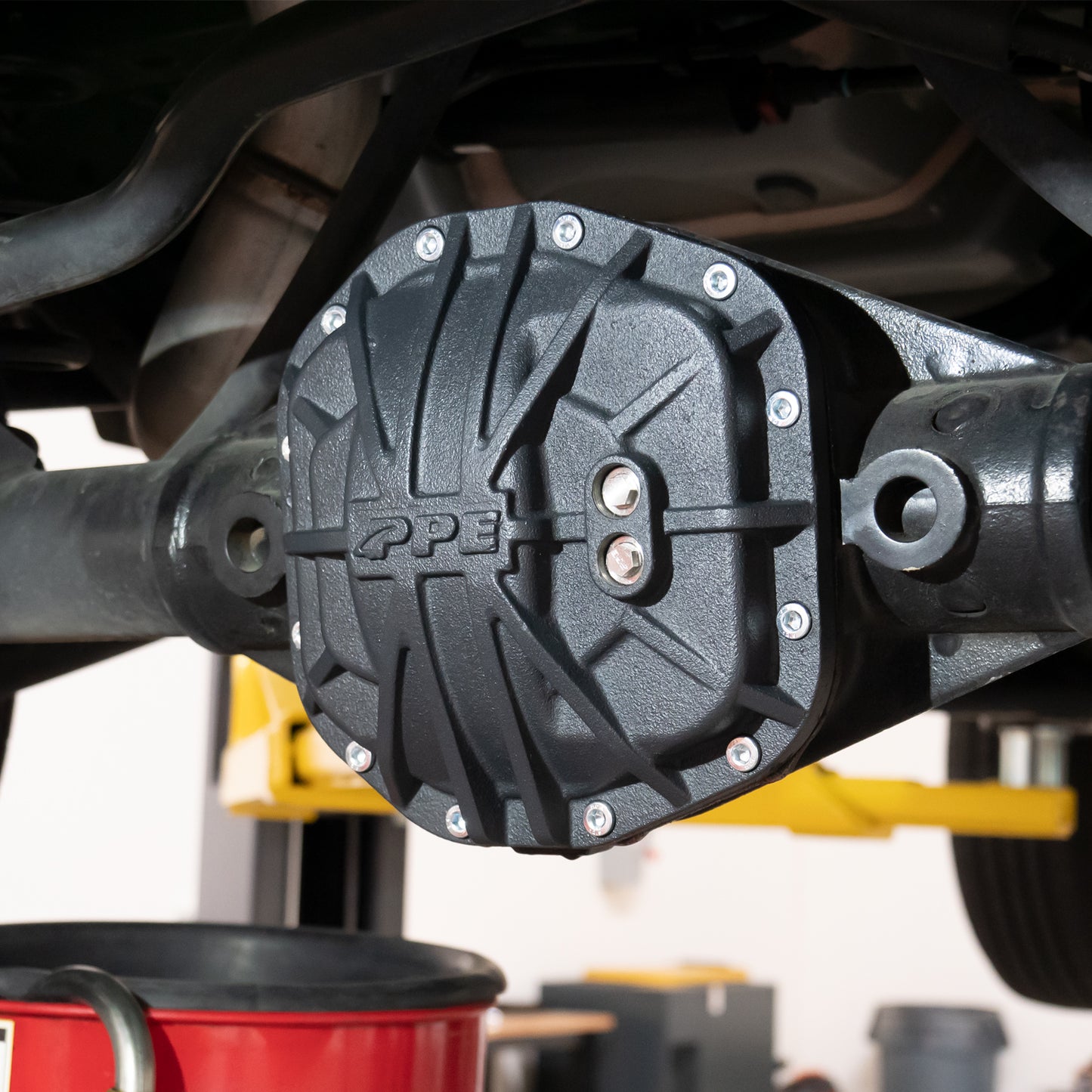 2018-2023 Jeep JL Dana-M200 Heavy-Duty Nodular Iron Rear Differential Cover Black PPE Diesel