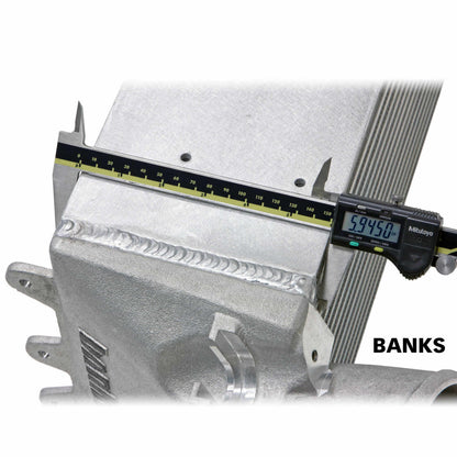 Intercooler Upgrade Includes Boost Tubes Natural Finish for 13-18 Ram 2500/3500 Cummins 6.7L Banks Power