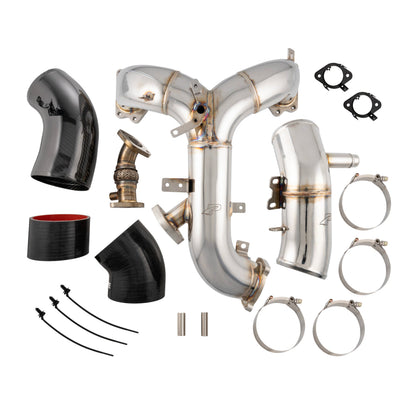 20-25 Ford 6.7L Power Stroke Zilla Intake Manifold and Turbo Inlet Kit-Polished Pacific Performance Engineering
