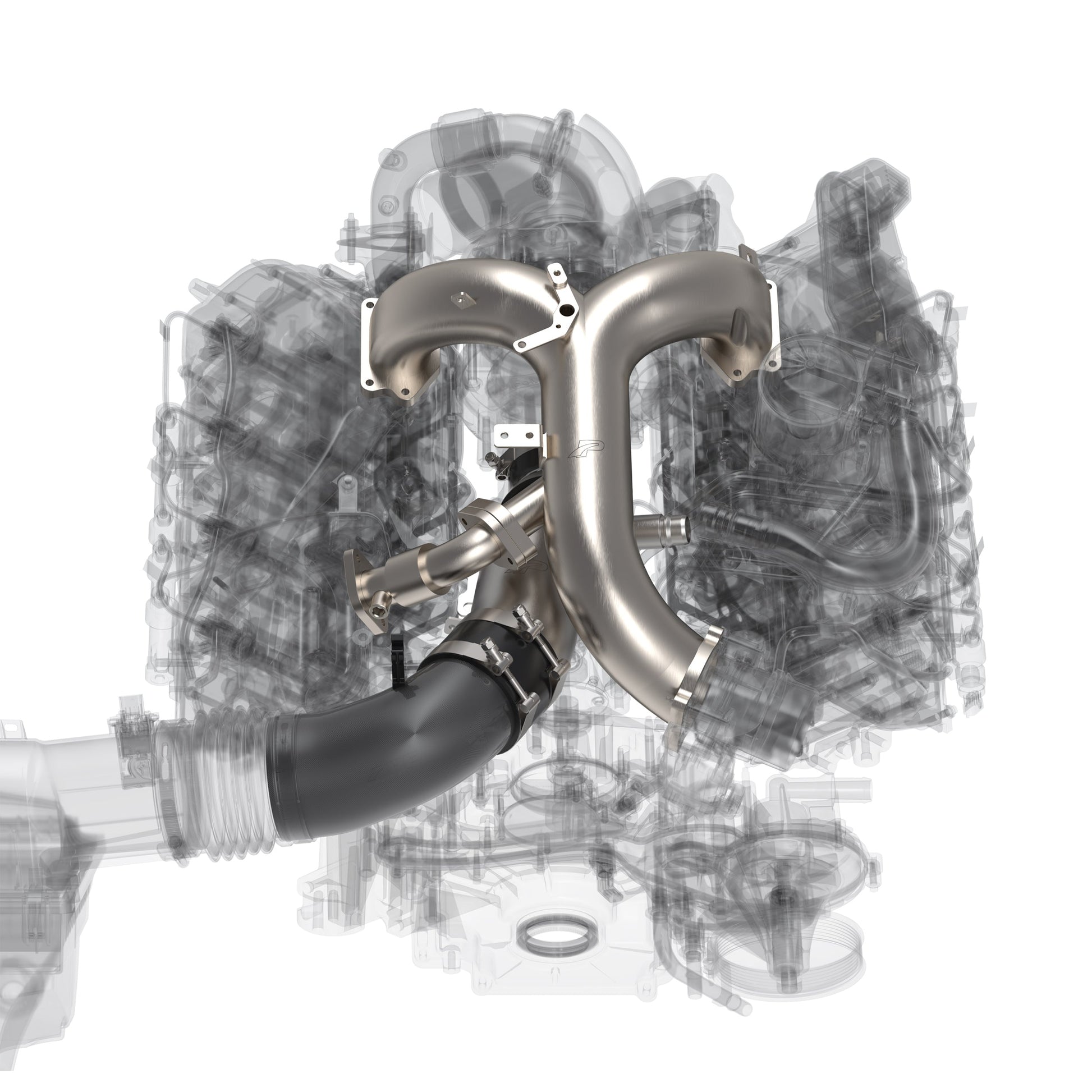 20-25 Ford 6.7L Power Stroke Zilla Intake Manifold and Turbo Inlet Kit-Polished Pacific Performance Engineering
