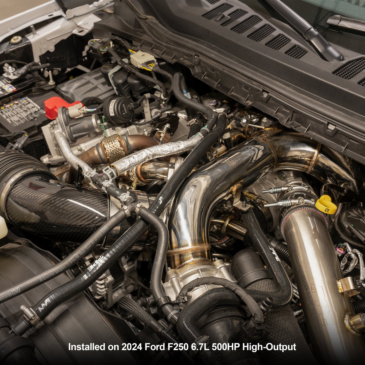 20-25 Ford 6.7L Power Stroke Zilla Intake Manifold and Turbo Inlet Kit-Polished Pacific Performance Engineering