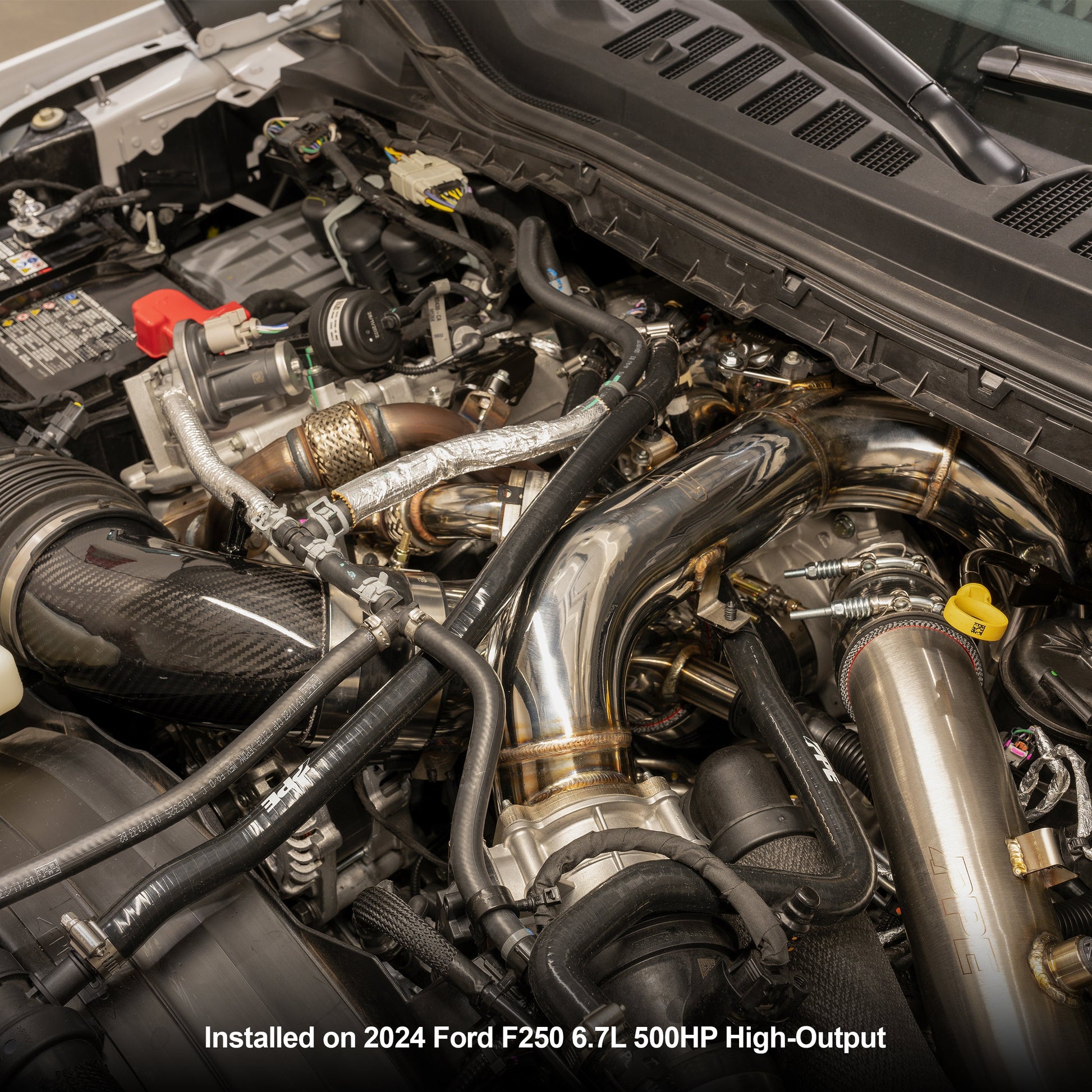20-25 Ford 6.7L Power Stroke Zilla Intake Manifold and Turbo Inlet Kit-Polished Pacific Performance Engineering