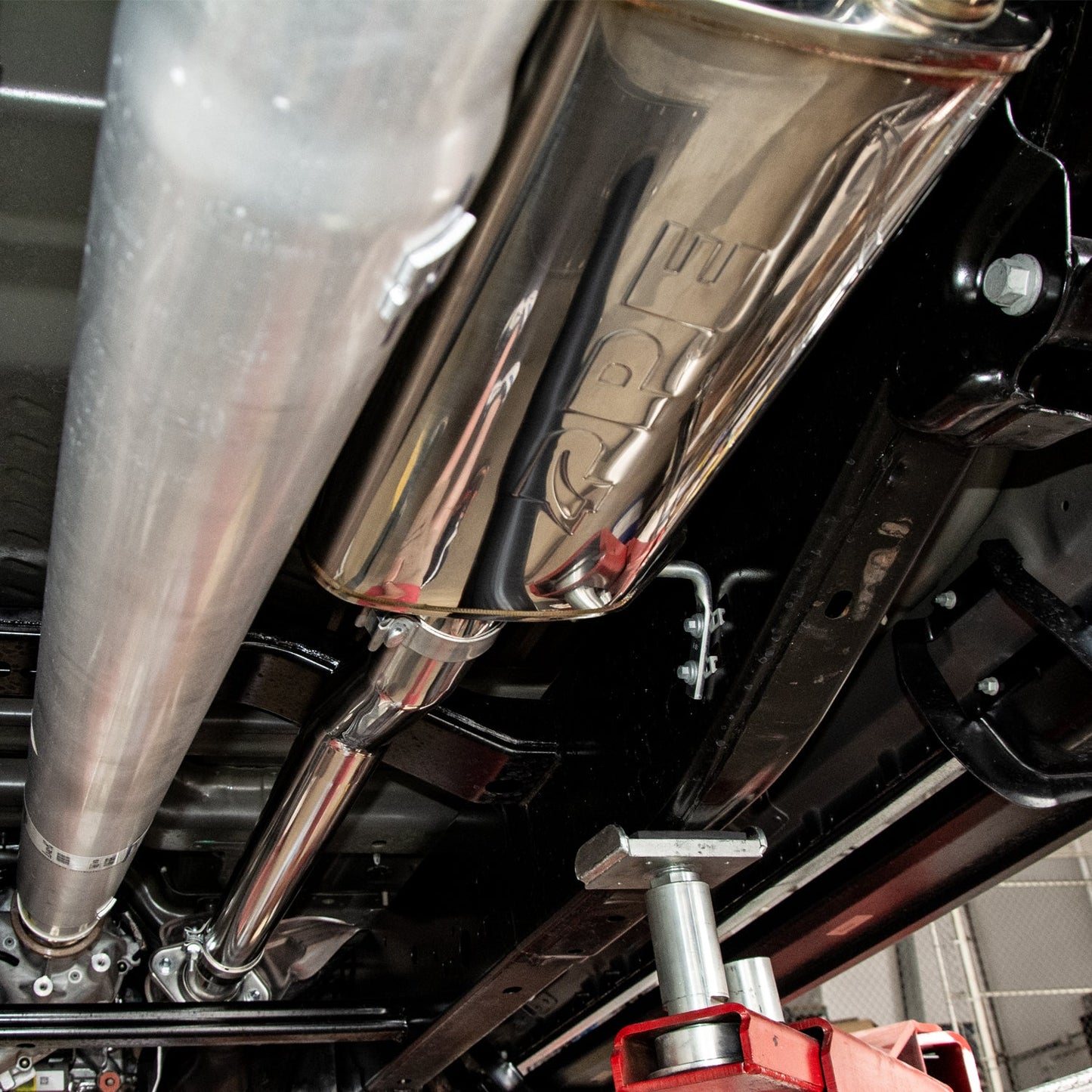 Exhaust Cat Back Ford F150 (2015-2022) Polished Tube Black Tips