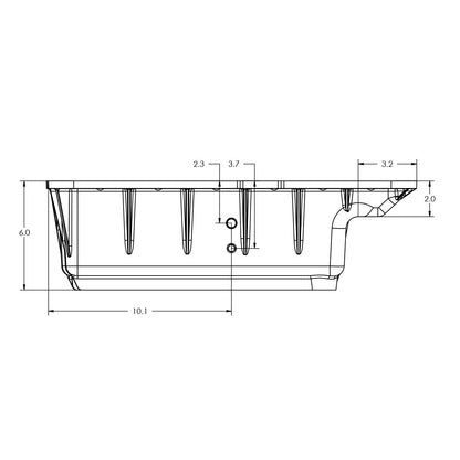 Ford Deep Transmission Pan 5R110 Black PPE Diesel