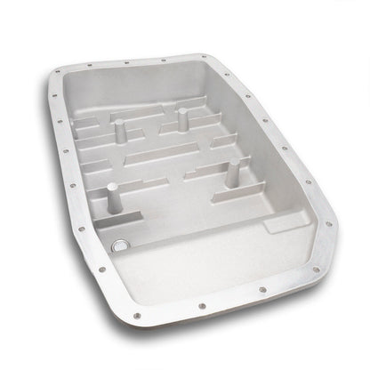 07-19 F150/Expedition/Navigator, 17-19 Super Duty 6R80/6R100 Cast Aluminum Transmission Pan Black Pacific Performance Engineering