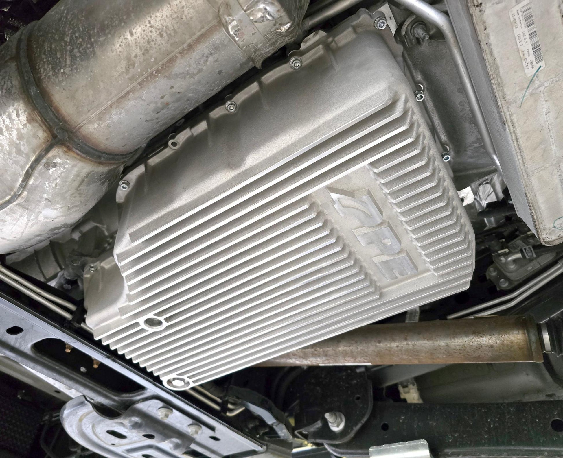 20-25 Ford Super Duty Diesel 10R140 Heavy-Duty Cast Aluminum Deep Transmission Pan-Raw Pacific Performance Engineering