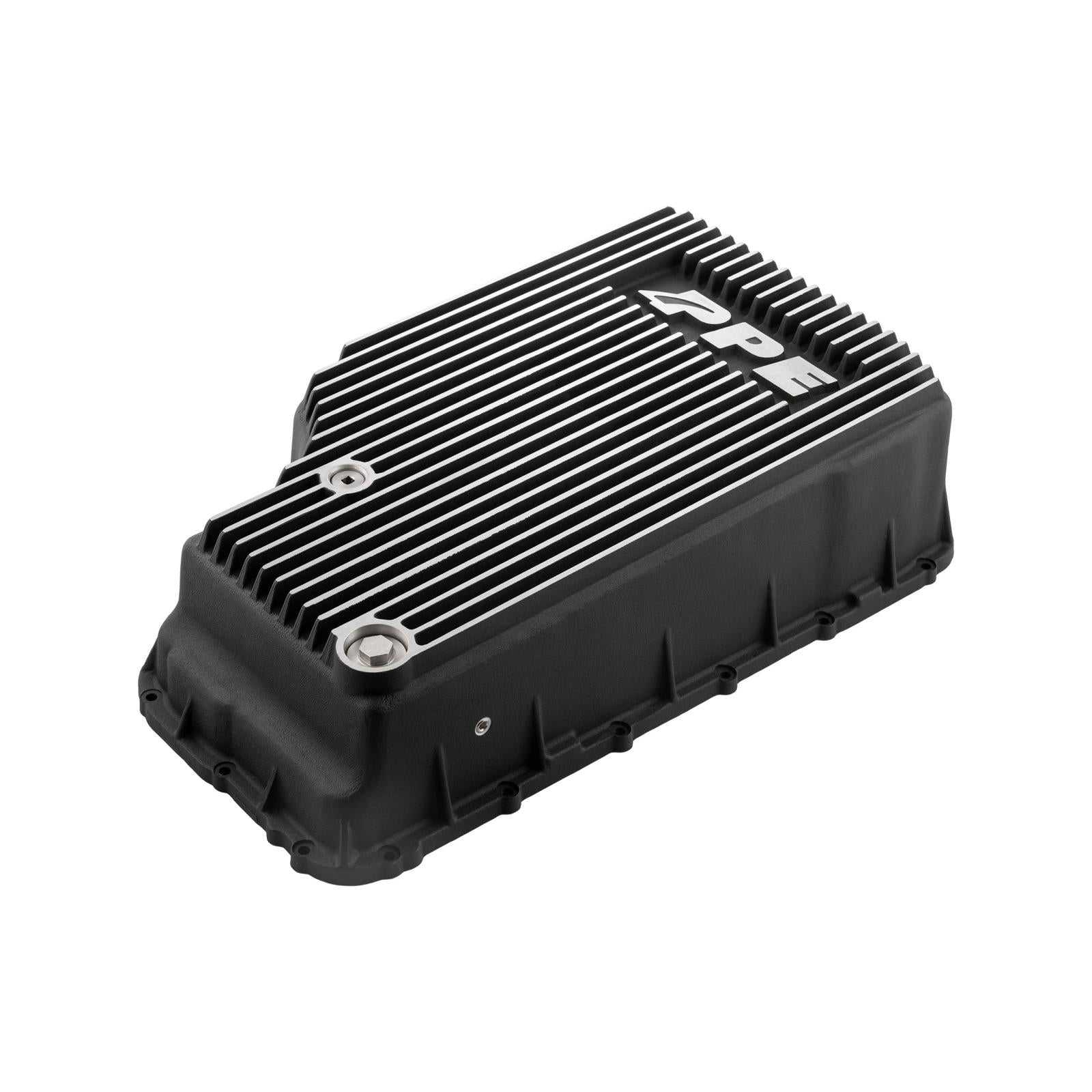 20-25 Ford Super Duty Diesel 10R140 Heavy-Duty Cast Aluminum Deep Transmission Pan-Brushed Pacific Performance Engineering