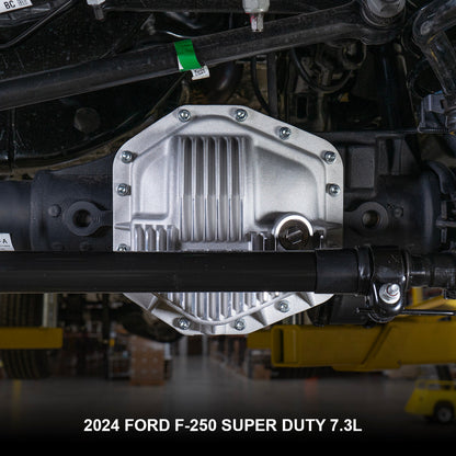 23-25 Ford Super Duty Dana M235 -14 Bolt Heavy-Duty Cast Aluminum Front Differential Cover Black Pacific Performance Engineering