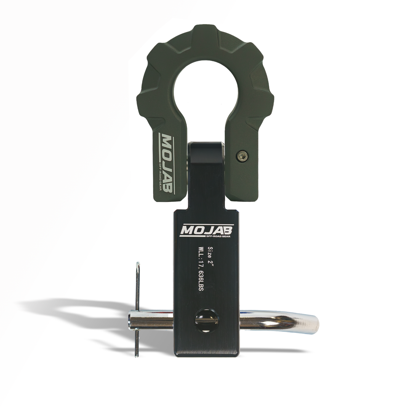 2'' Aluminum Hitch Receiver with Aluminum D-Shackle 9T (Lifetime Warranty), Estimated Ship Date: Week commencing December 29th!