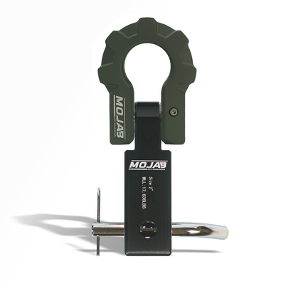 2'' Aluminum Hitch Receiver with Aluminum D-Shackle 9T (Lifetime Warranty), Estimated Ship Date: Week commencing December 29th!