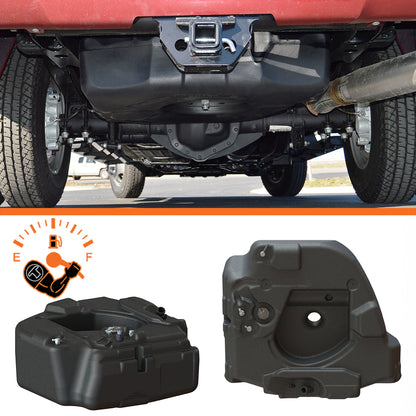 30 Gallons Fuel Tank. Complete Spare Tire Auxiliary Fuel System (STAFS™) for 2500 and 3500 Pickup Models with Duramax Engines. 
For model years 2001 – 2010