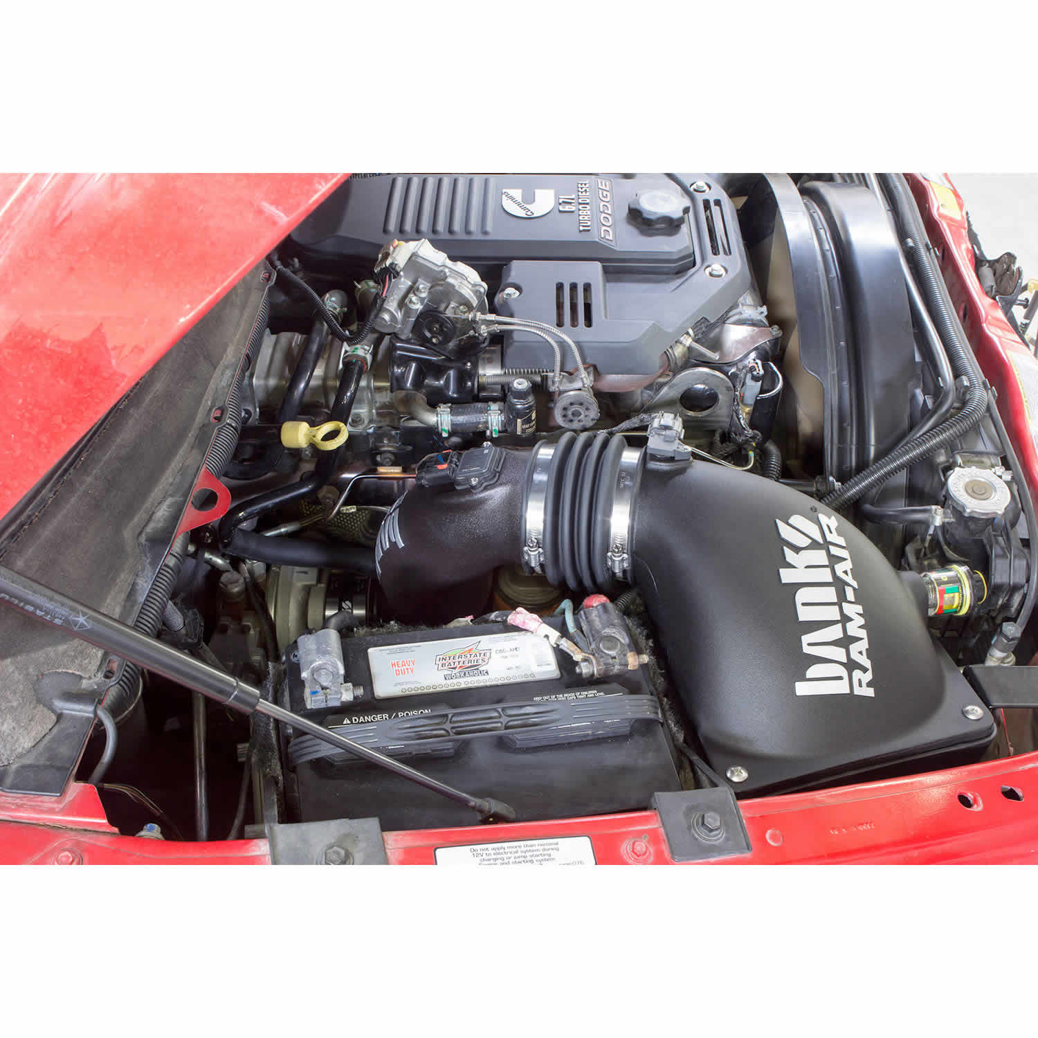 Ram-Air Cold-Air Intake System Dry Filter 10-12 Dodge/Ram 6.7L Banks Power