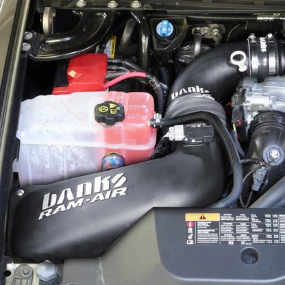 Ram-Air Cold-Air Intake System Dry Filter 13-14 Chevy/GMC 6.6L LML Banks Power