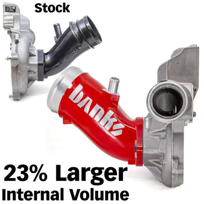 Monster-Ram Turbo Inlet Elbow 17-25 Chevy/GMC 2500/3500 6.6L Duramax L5P Raw Banks Power
