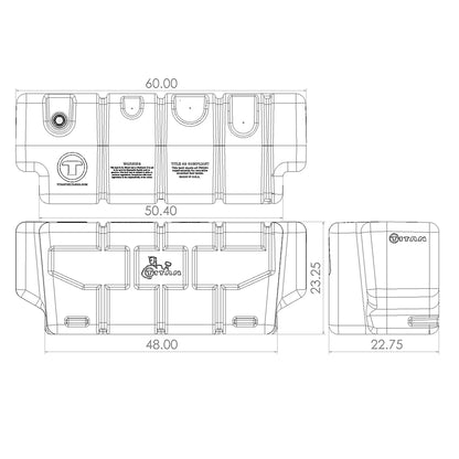 100 Gallon In-Bed Transfer Tank