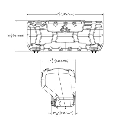 40 Gallon Travel Trekker In-Bed Diesel Auxiliary Fuel Tank