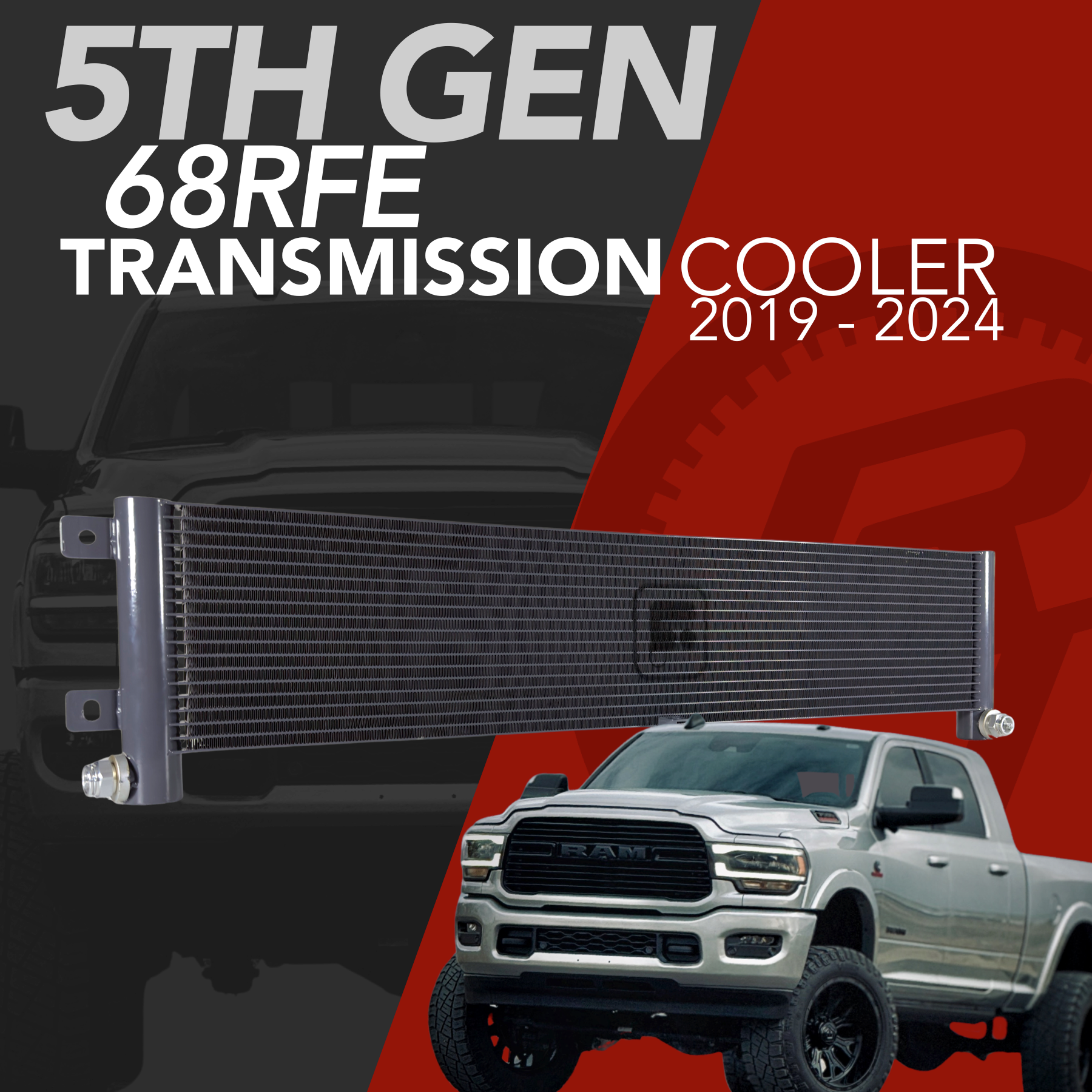 2019 - 2024 5TH GEN 68RFE / AS69 FLUIDYNE EXTREME DUTY COOLER