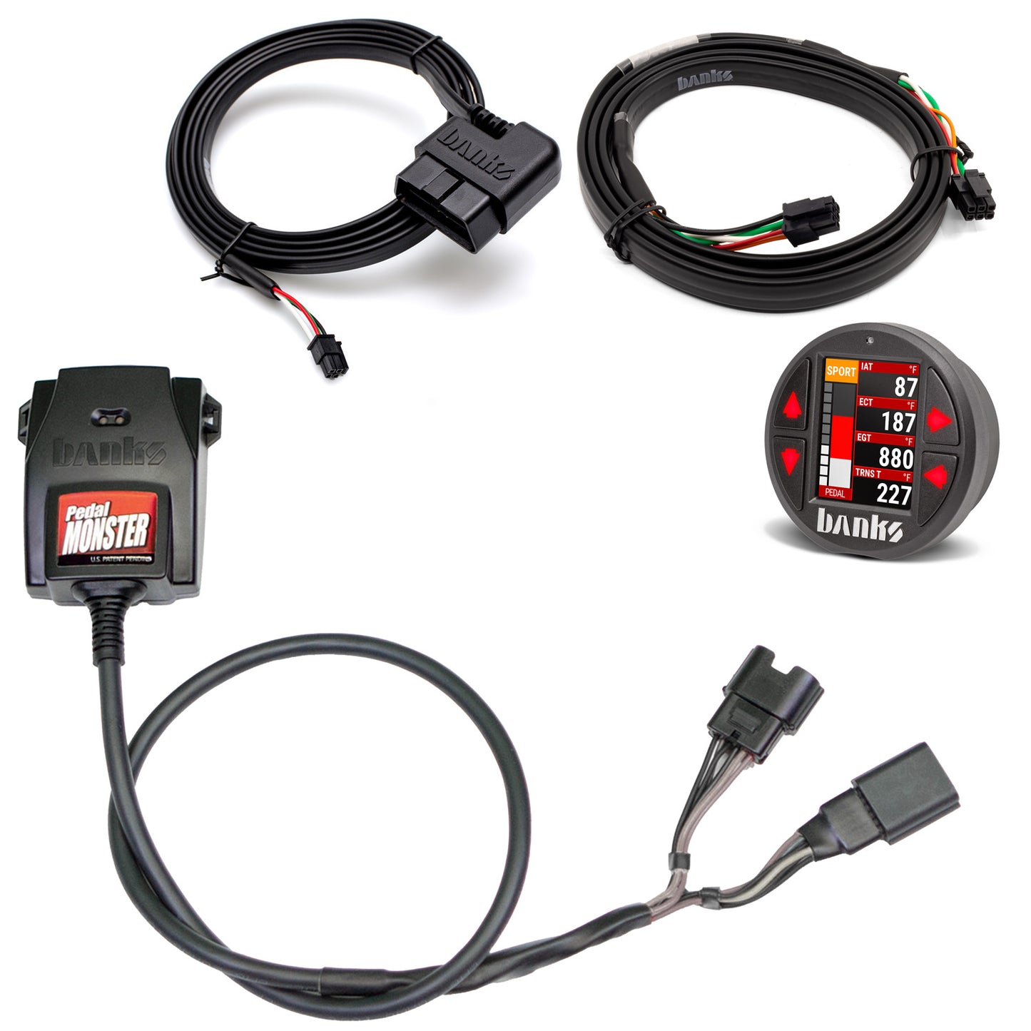 PedalMonster Throttle Sensitivity Booster, Standalone and iDash Kits for 2006-2007 CHEVY/GMC 2500/3500 CLASSIC BODY Banks Power